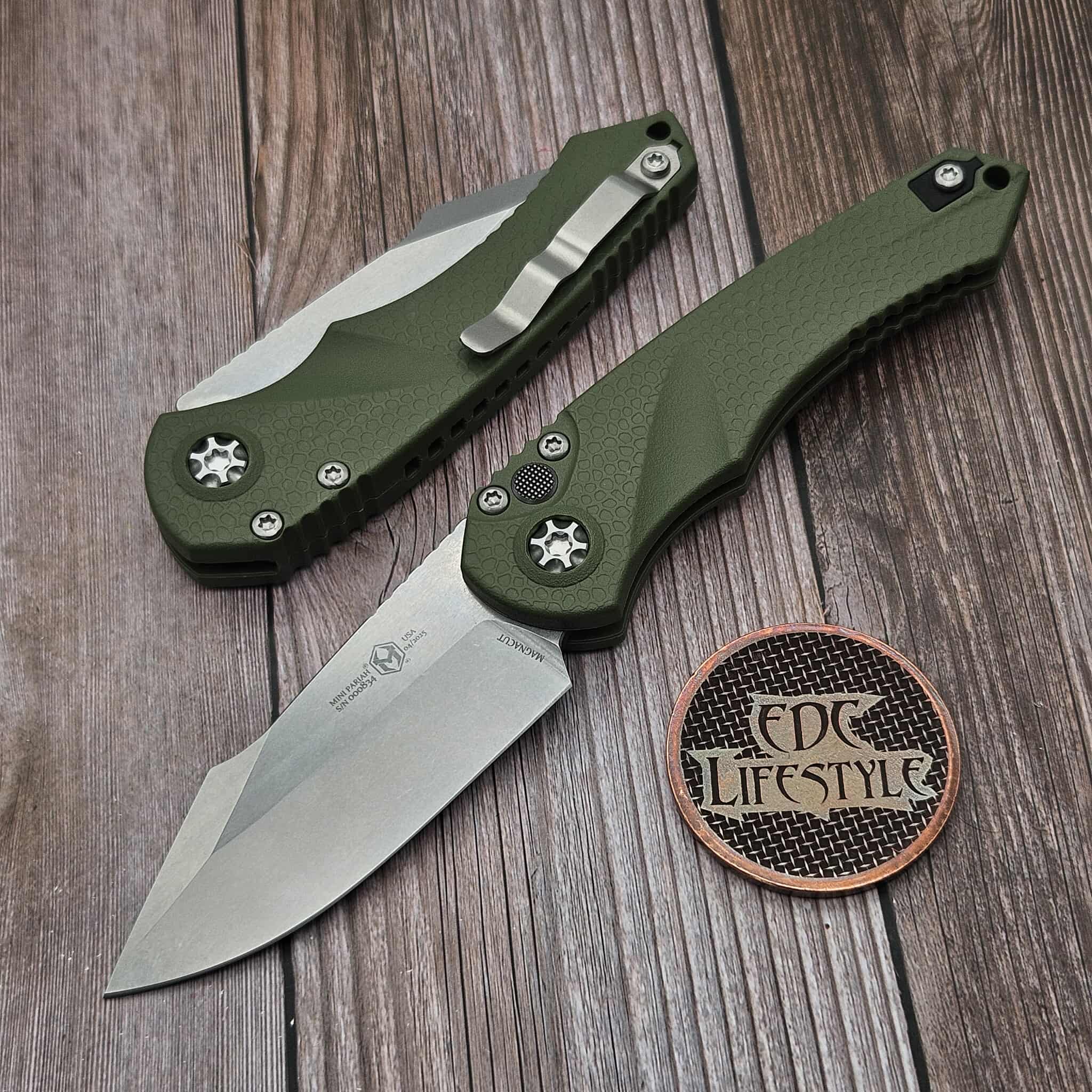 Heretic OD Green Mini Pariah Auto 3.36