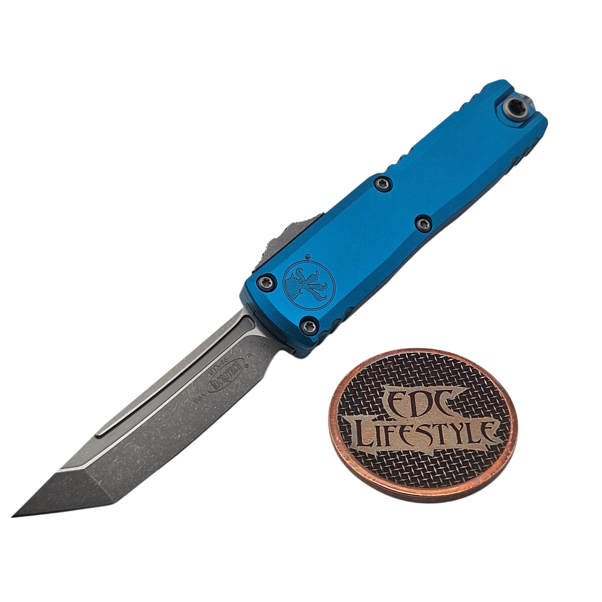 Microtech UTX-85 Gen IV Blue T/E 3.10