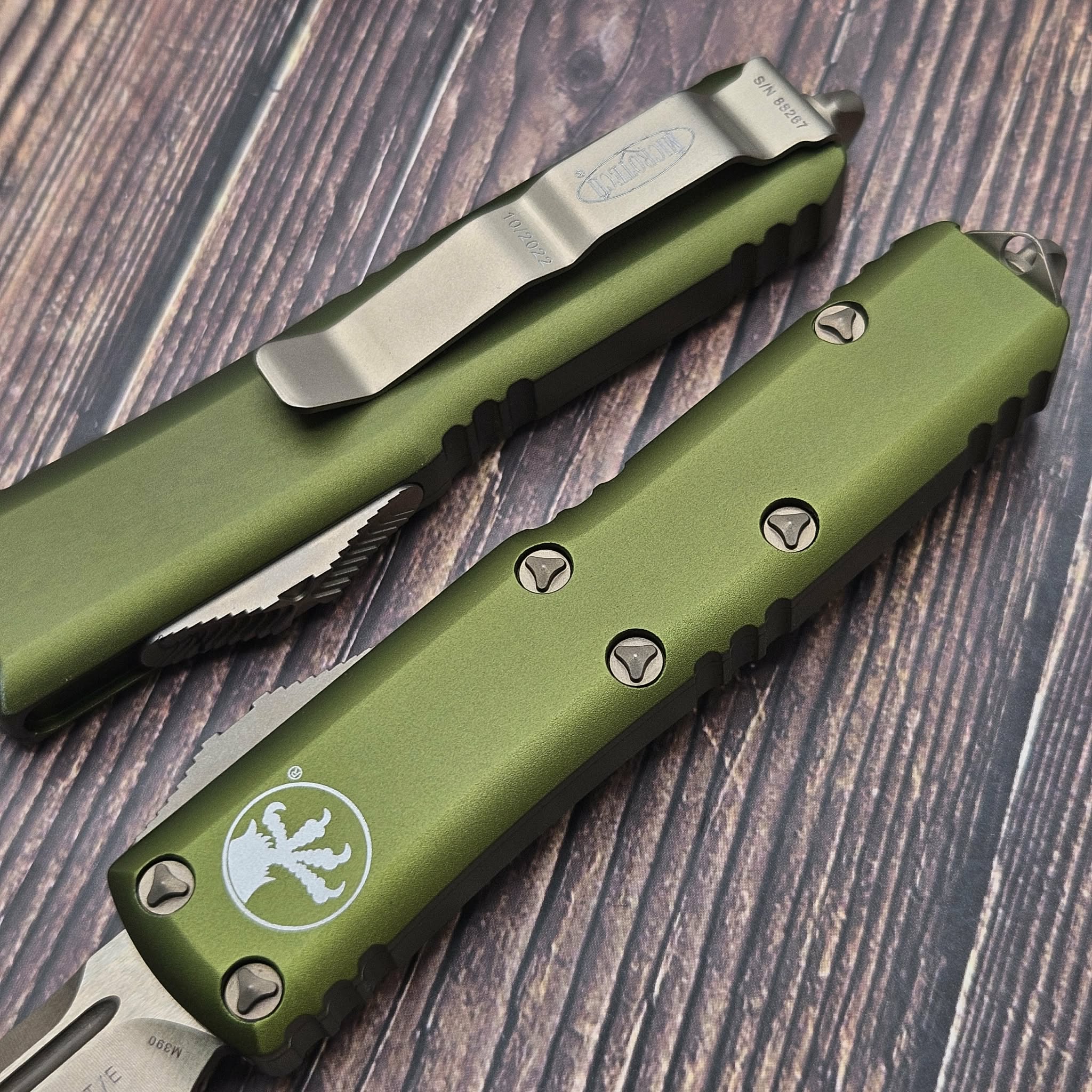 Microtech UTX-85 233-13OD Olive Drab Green Bronze Tanto