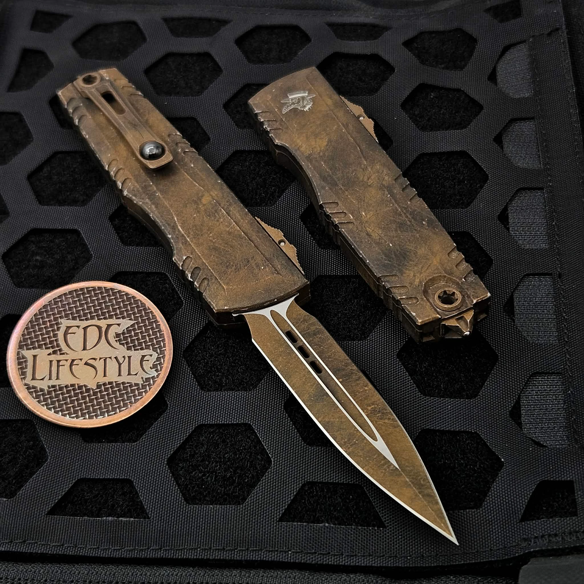 Microtech Knives Surefire Luminary D/E ZBP 1270-1PLOBS Plague