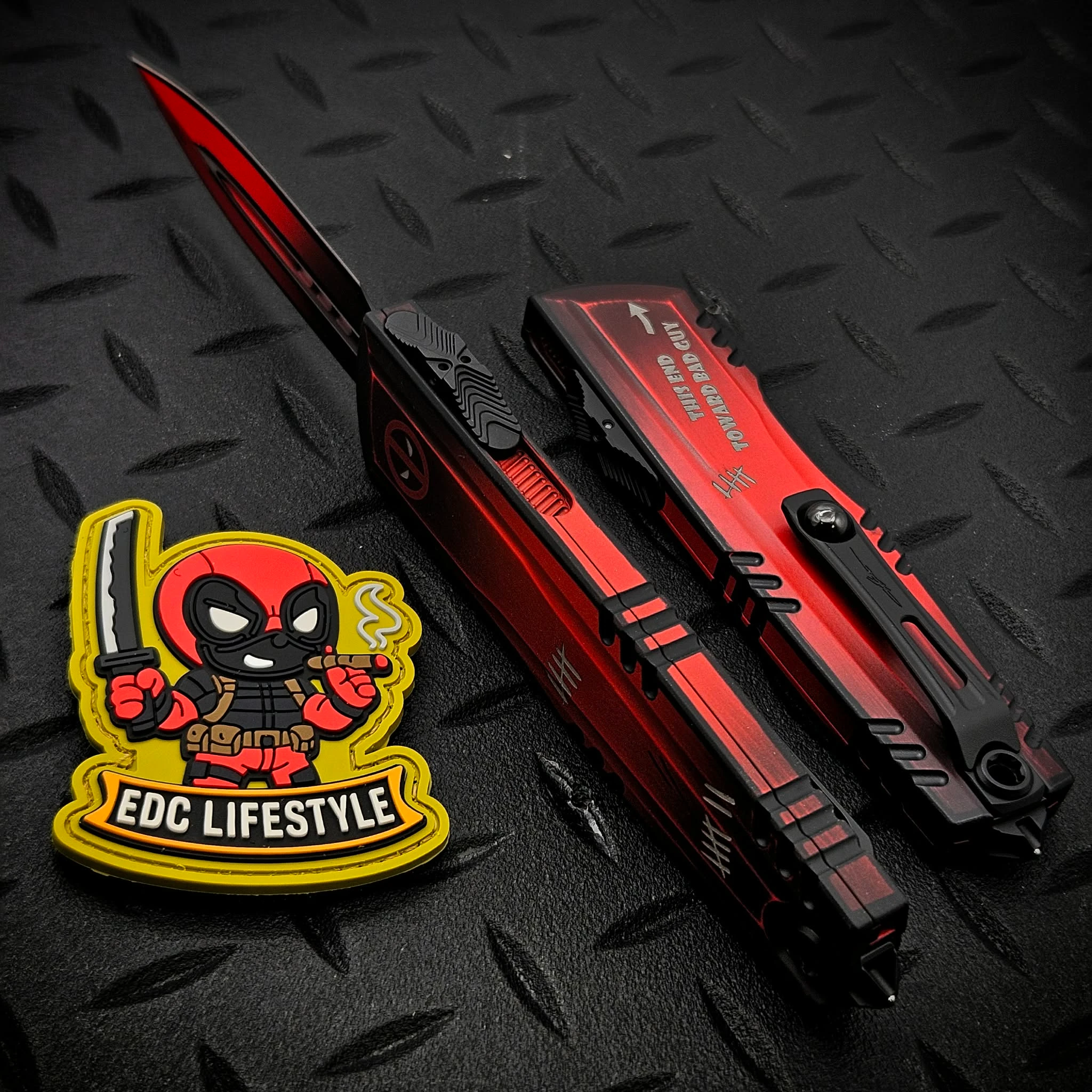 Microtech Knives Surefire Luminary D/E ZBP 1270-1DPS Deadpool
