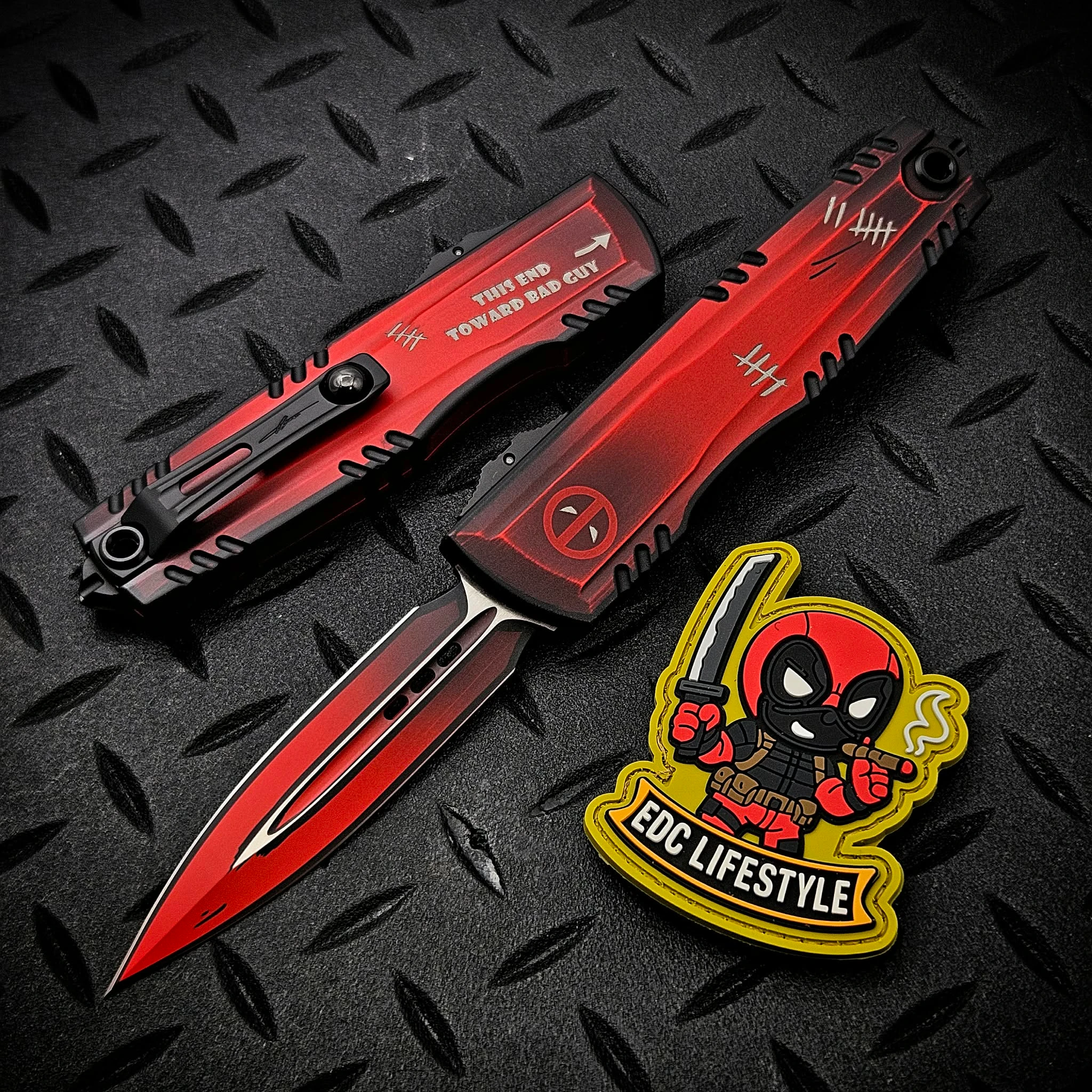 Microtech Knives Surefire Luminary D/E ZBP 1270-1DPS Deadpool