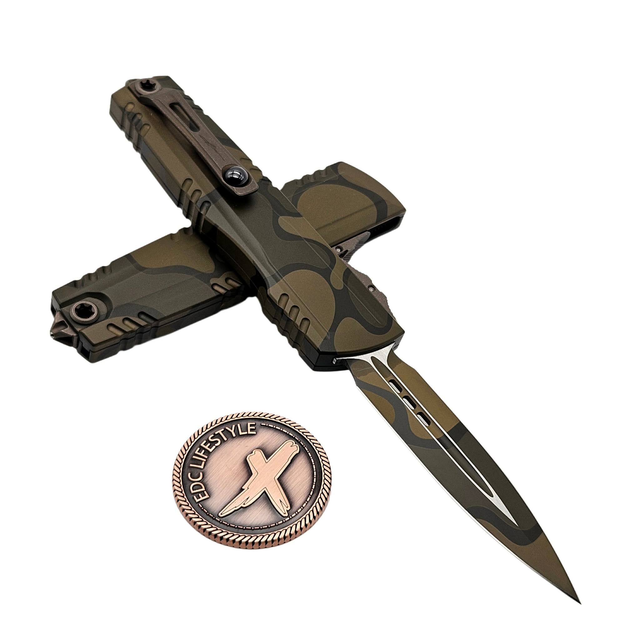 Microtech Knives Surefire Luminary D/E ZBP 1270-1WOOCS Woodlands