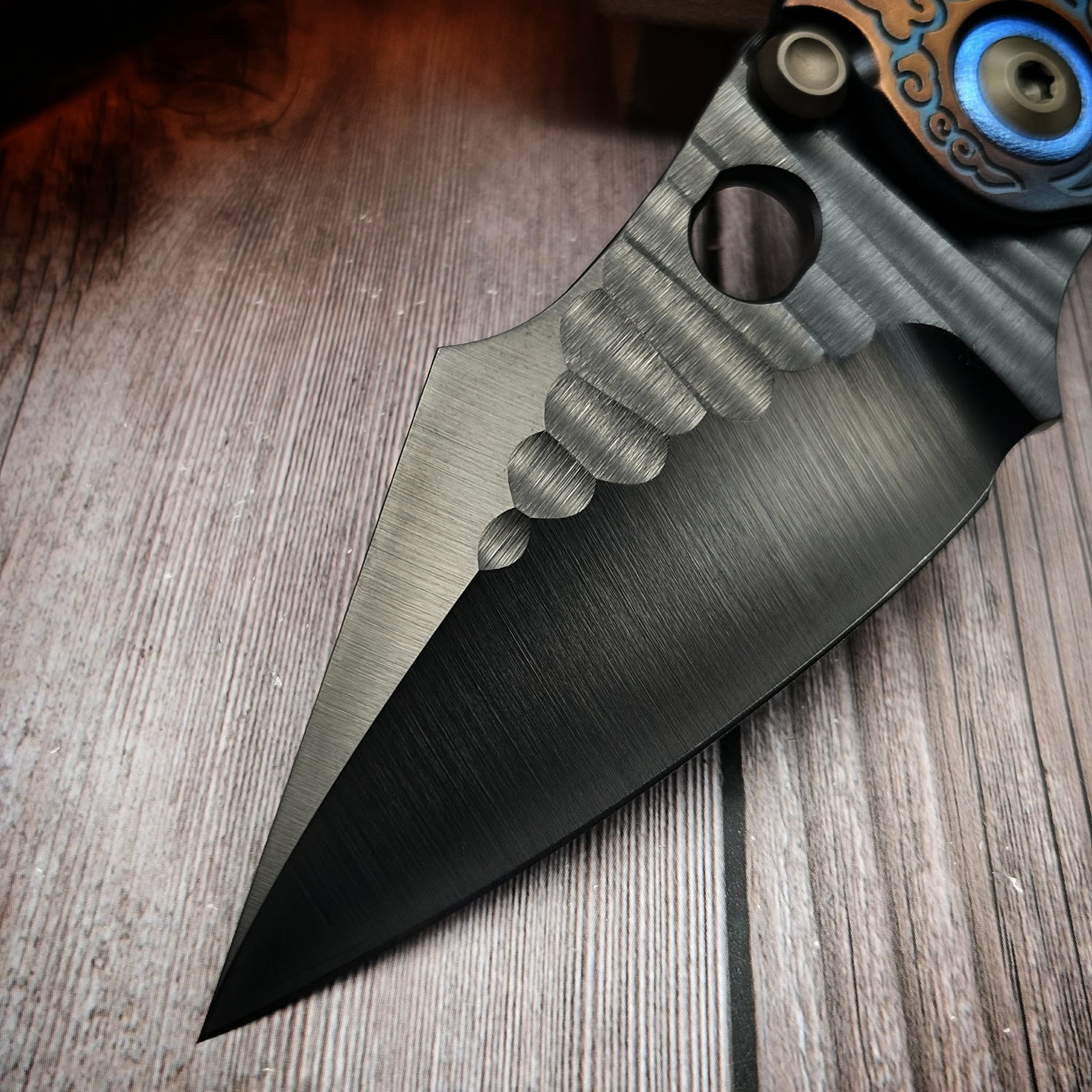 Borka Blades Stitch Ti2 Samurai DLC Rock Grind w/Back Spacer