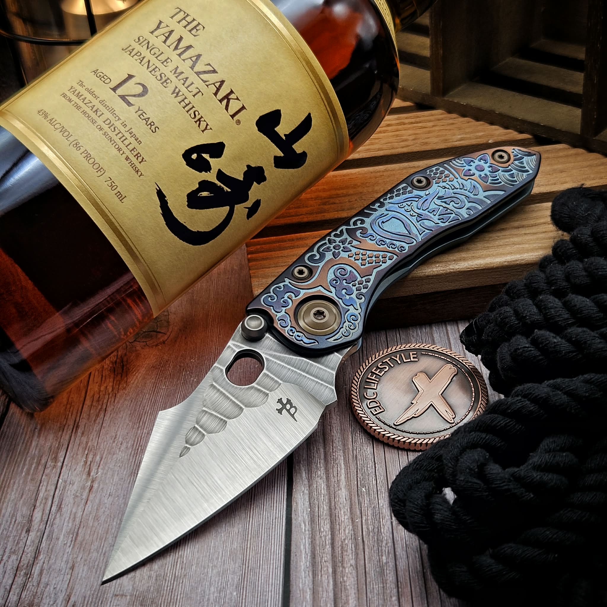 Borka Blades Stitch Ti2 Samurai Rock Grind w/Back Spacer