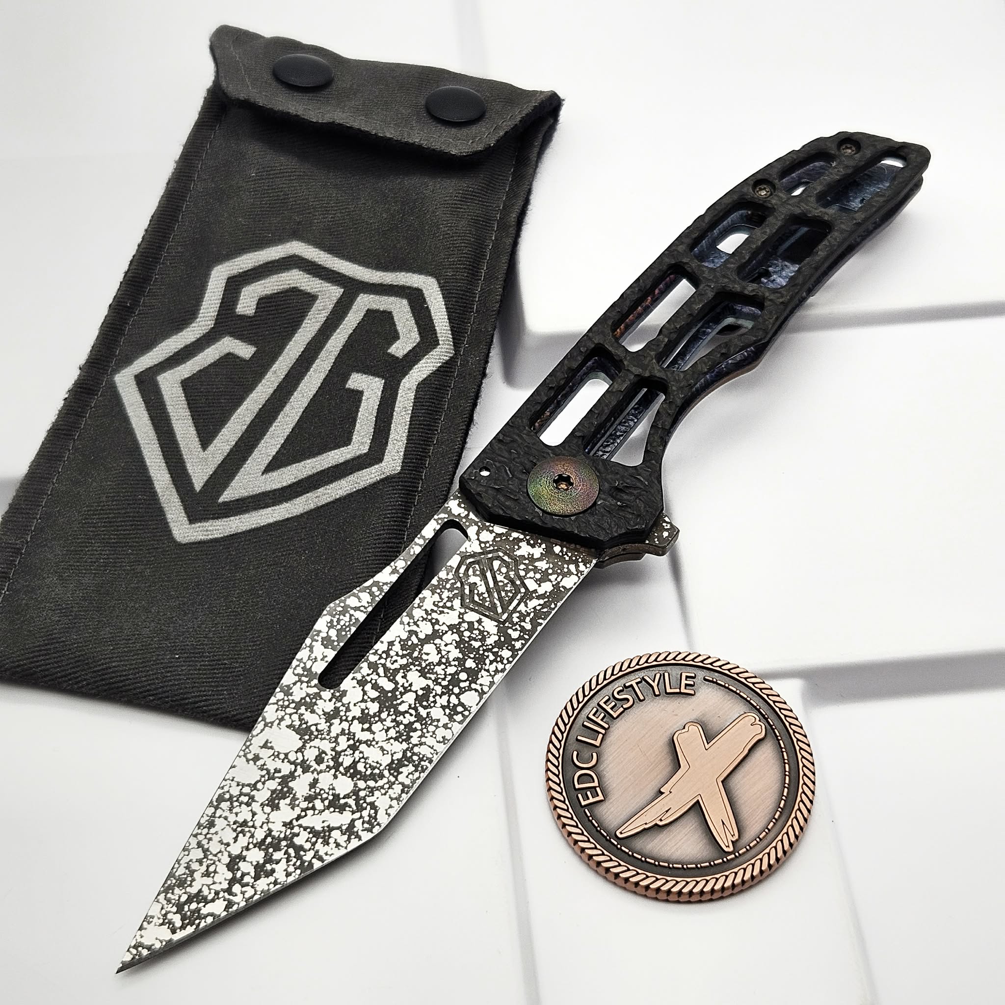 John Gray Slitter V2 Ported Titanium Frame Lock Folder 4.0