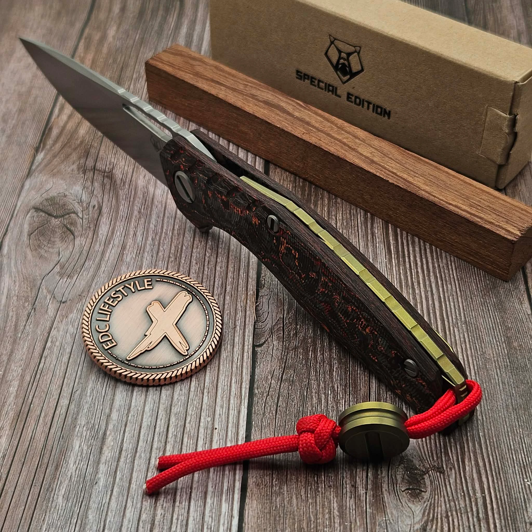 Shirogorov 111 IGNIS Phoenix Wing Technocarbo Handle - Preowned