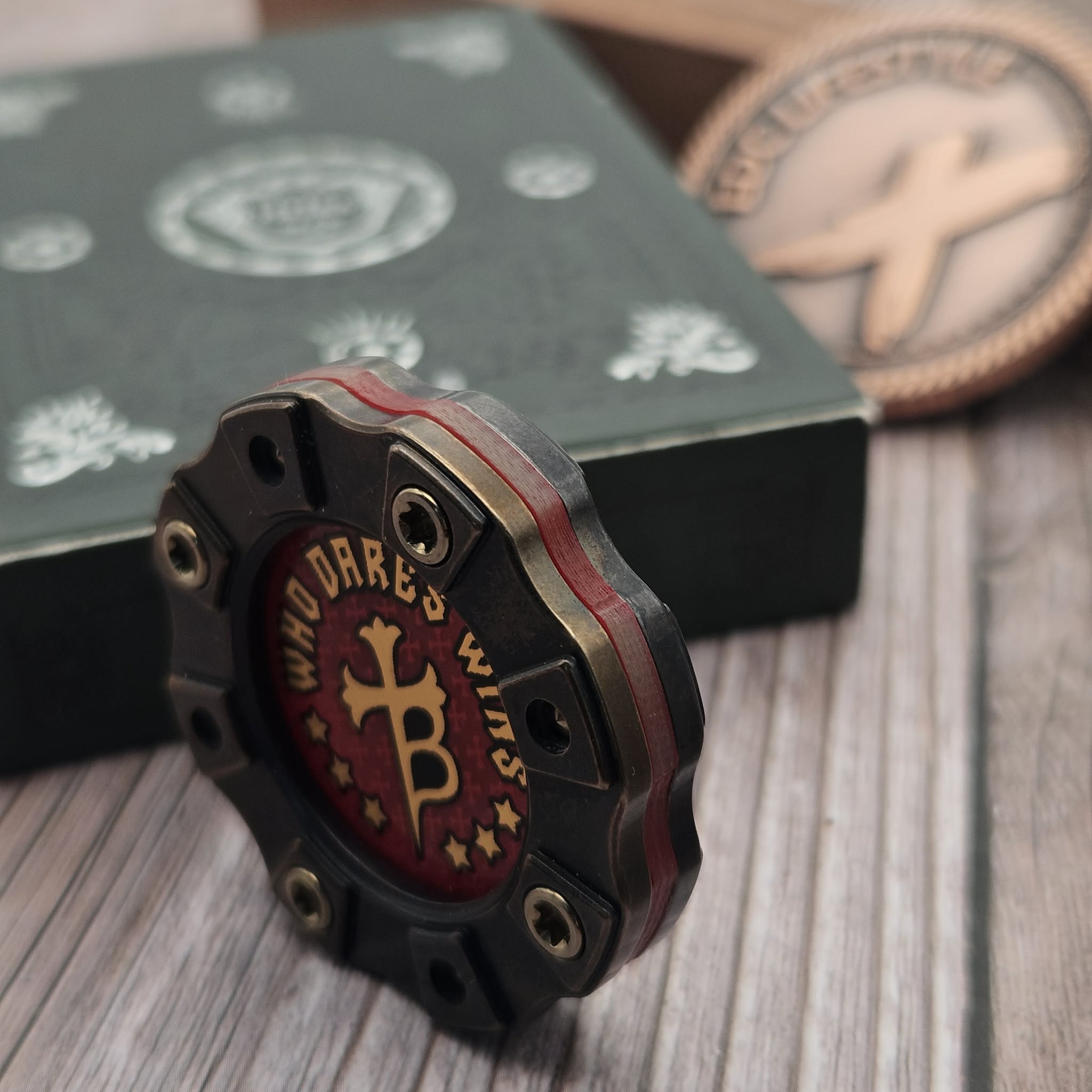 HiTex Gear Borka Blades Red Poker Chip - Preowned