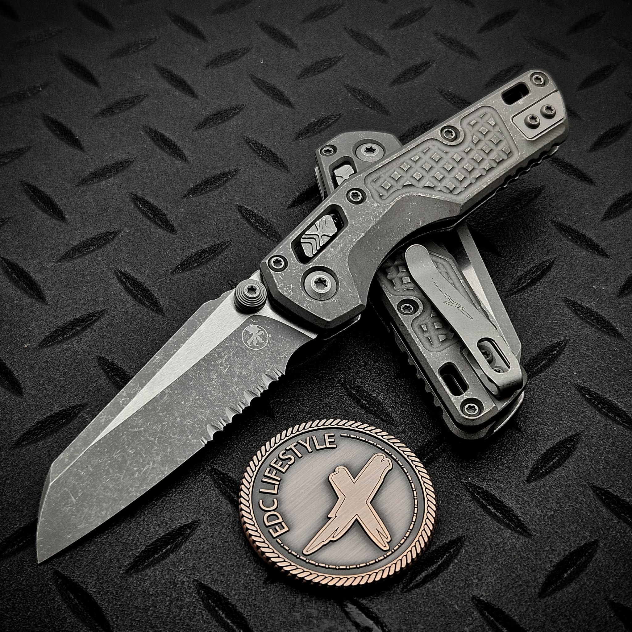 Microtech MSI Ram-Lok Mini Frag Titanium 3.10
