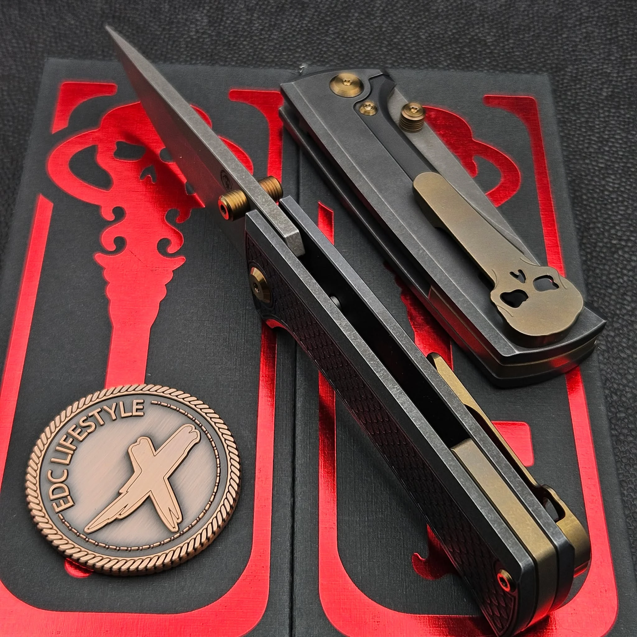 Chaves Knives RCK9 Dragon Scale Titanium 3.25