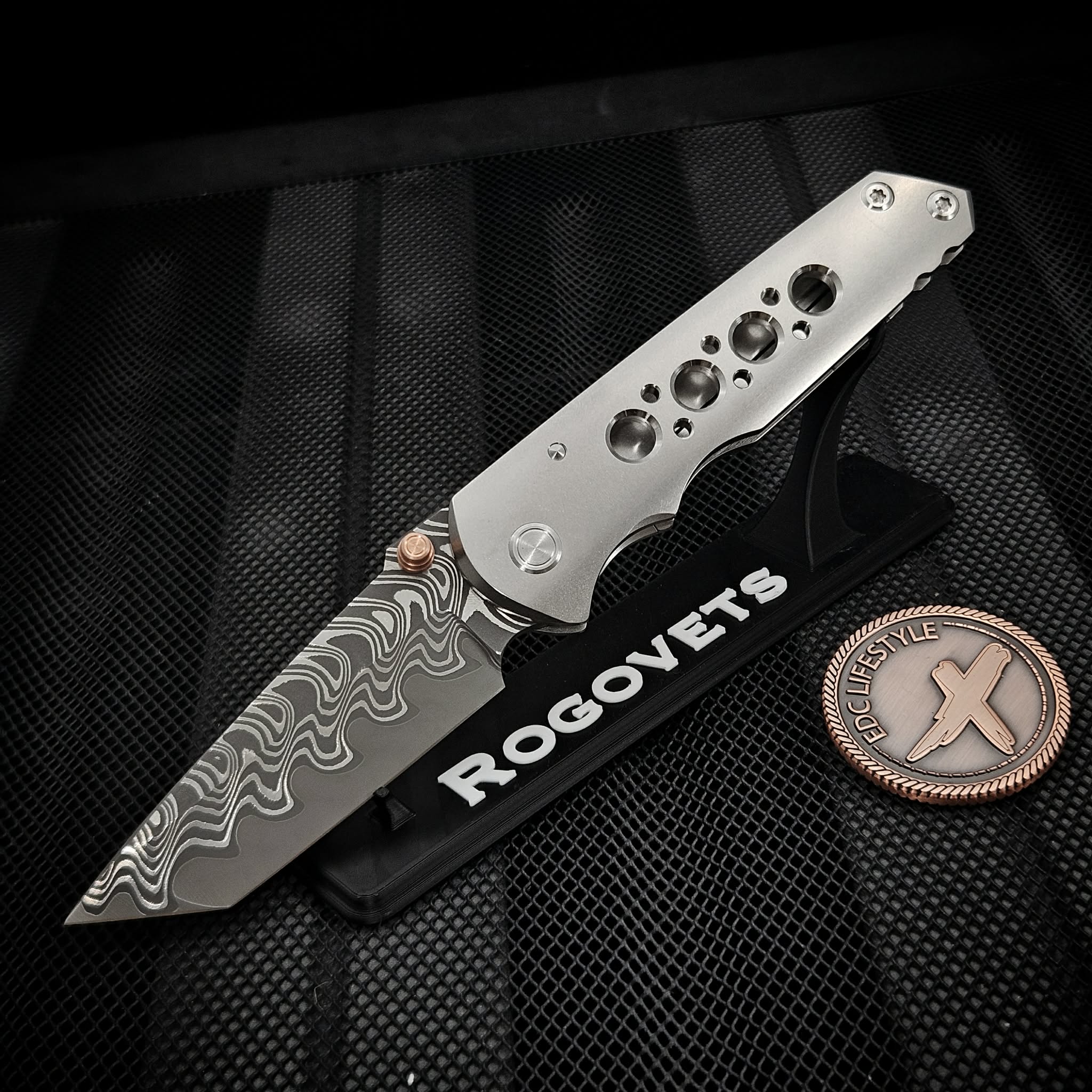 Sergey Rogovets SRT Titanium Frame Lock Folder Chad Nichols Core