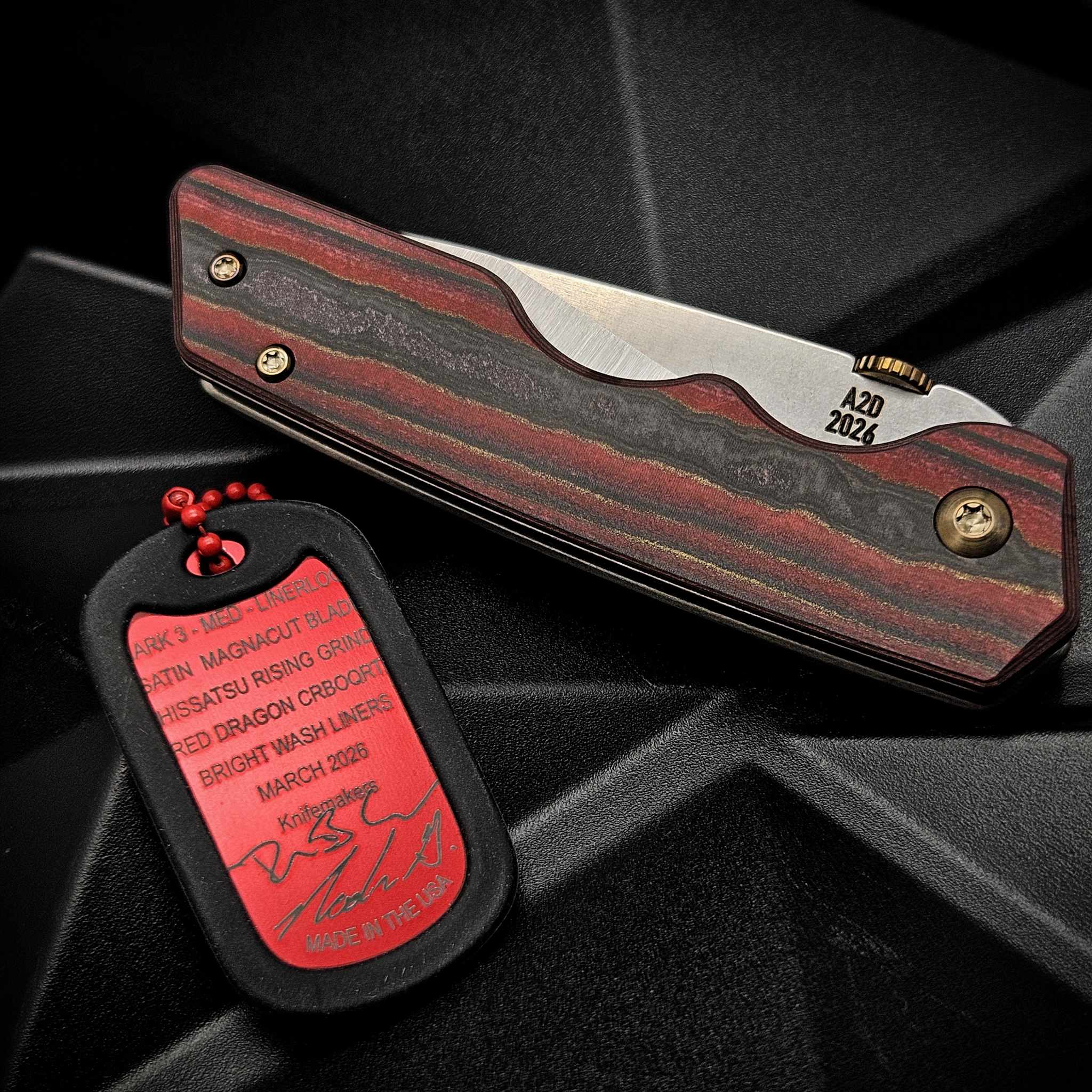Attn 2 Detail Mk3 Medium Satin Magnacut Hissatsu Red Dragon A2D
