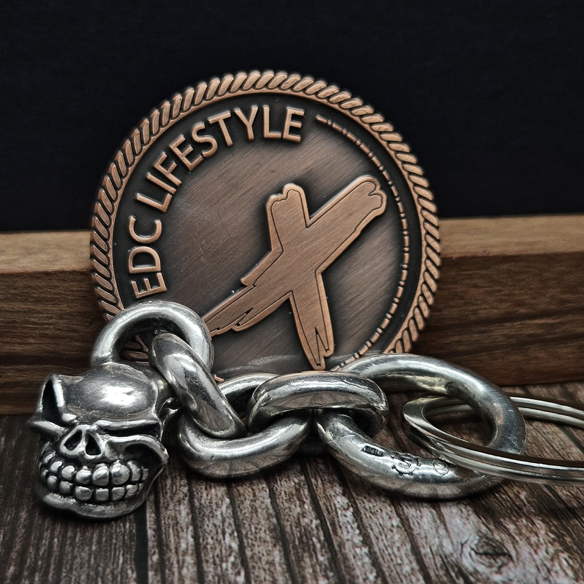 Starlingear .925 Silver Slickster Keychain - Preowned