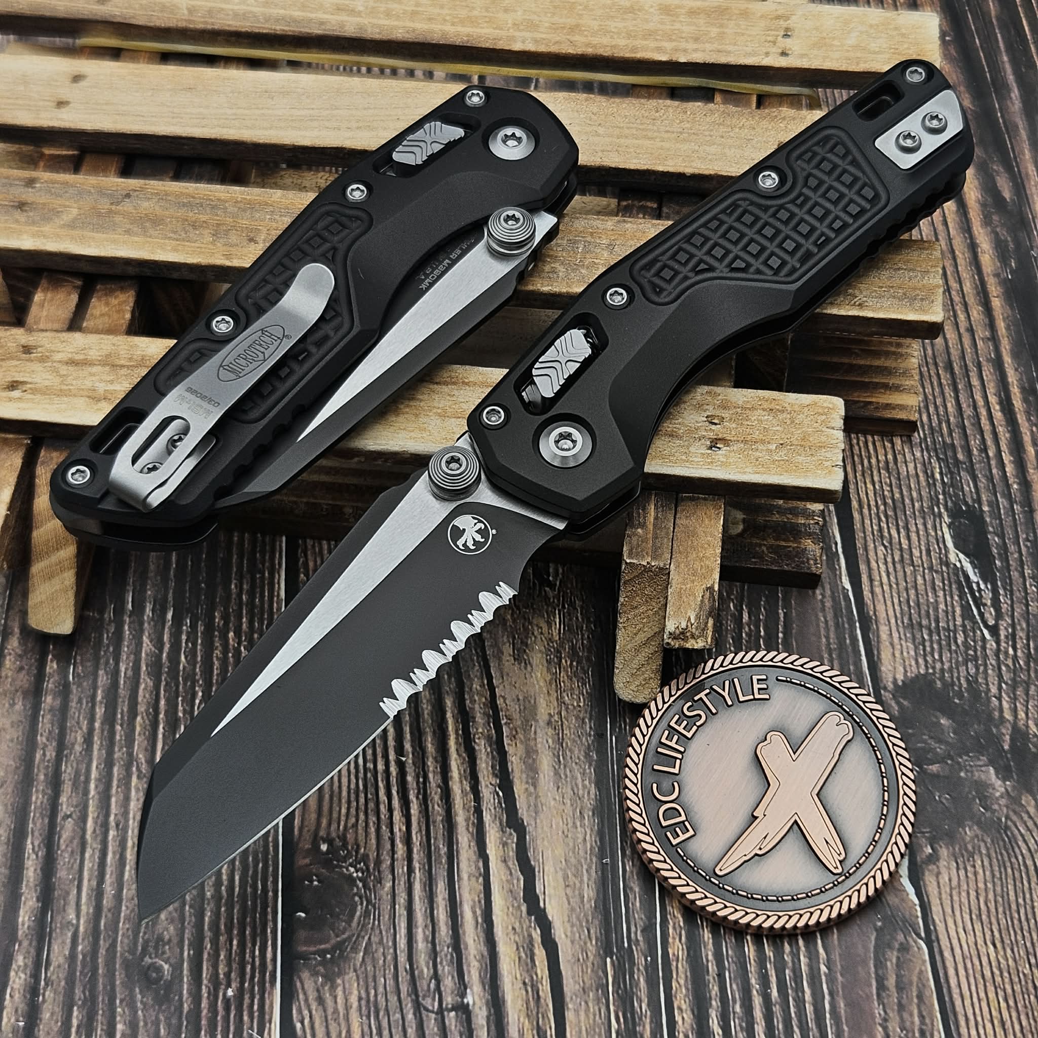 Microtech MSI Ram-Lok Mini Black Aluminum Frag 3.10