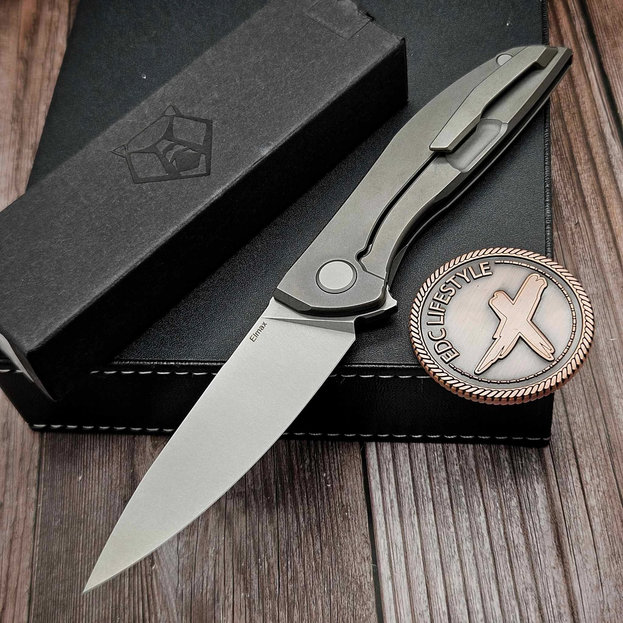 新品⭐︎未使用　Lemi.J シグネチャーエプロン　neagaya_pro Shirogorov Knives Lefty Neon Lite Titanium 3.25