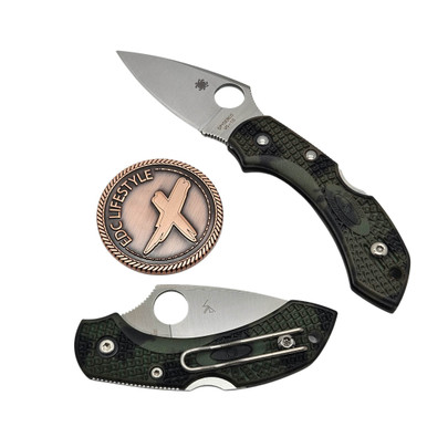 Spyderco Dragonfly 2 Lockback Green/Black Z FRN 2.28