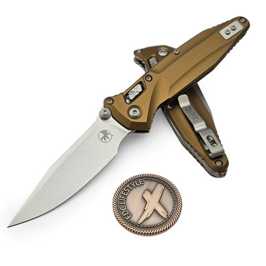 MICROTECH SOCOM DELTA RAM-LOK TAN STONEWASH SPEAR POINT 159RL-10TA