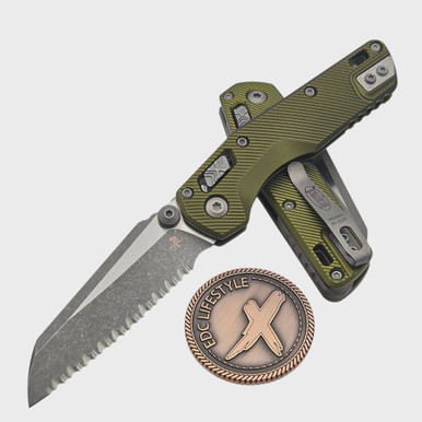 Microtech MSI Mini OD Green Aluminum Frag 3.18
