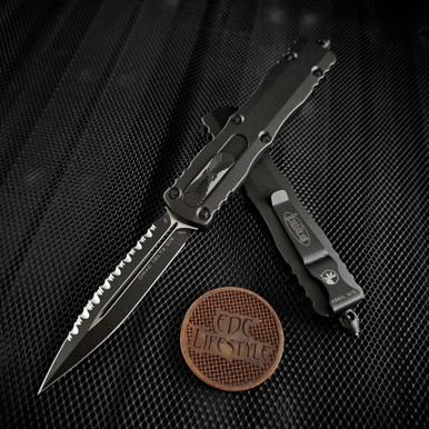 Microtech 227-3CDT Cerakote Dark Tungsten Dirac Delta Tactical