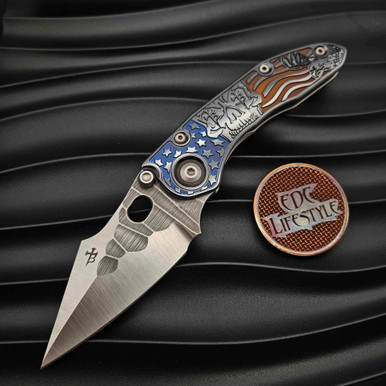 Borka Blades チタニウム チタン ロゴ コイン パッチ モラルパッチ Borka Blades チタニウム チタン ロゴ コイン パッチ モラル