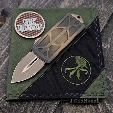Microtech Exocet 157-13APABS Antique Bronze - Bronzed Apocalyptic