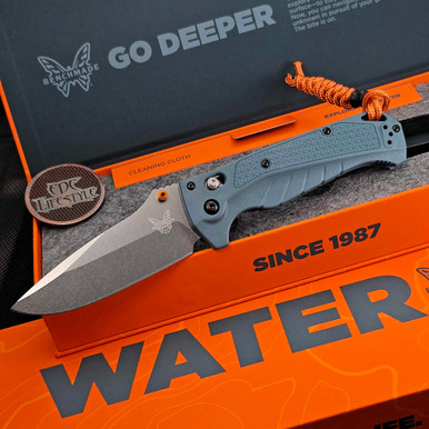 Benchmade Knives Adira Axis Lock Folder Depth Blue Grivory 3.5