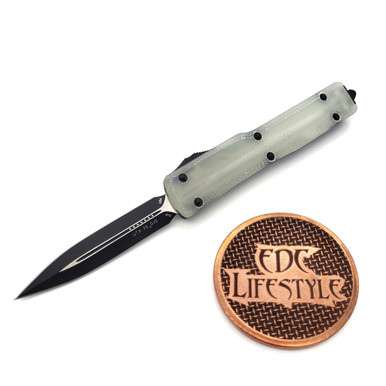 Microtech UTX-70 147-1GTJGS Jade Green G-10 Double Edge Black Standard