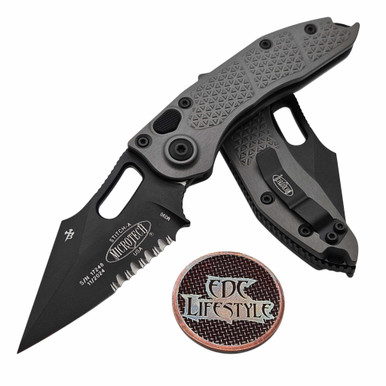 Microtech Borka Auto Stitch S/E 169-2NC Natural Clear Black