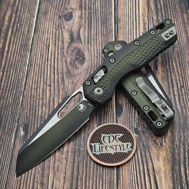 【レア品】BATON MICRO SHOT ブラック Microtech UTX-70 148-1T Black Tactical Single Edge