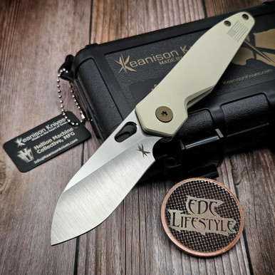 freerunsnowty821☆ Keanison Knives Stray 2.0 Titanium Frame Lock Folder #84