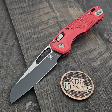 Microtech 210-1FRRD MSI Ram-Lok S/E Frag Red Aluminum Grenade
