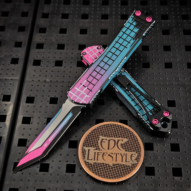 Heretic Knives Manticore S Tanto Grenade Grip Miami Vice Cel