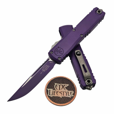 Microtech Ultratech ZBP 1121-1PU-C16Z13 Purple Single Edge 3.5