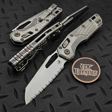 Microtech MSI Ram-Lok 210-12FRMS4 Titanium Frag Stonewash Full