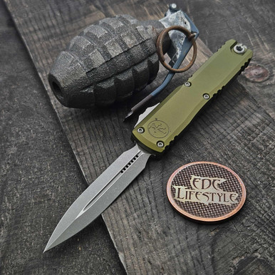 Microtech Ultratech D/E Gen IV OD Green Apocalyptic 11224-10APOD