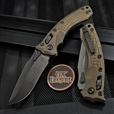 Microtech Amphibian Ram-Lok 137RL-1DLCTFRMS1 Antique Bronze