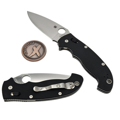 Spyderco Manix 2 XL Black G-10 3.85