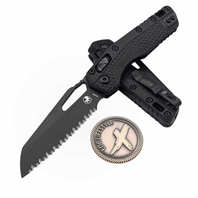 Microtech MSI Ram-Lok Black Tri-Grip Polymer 3.85