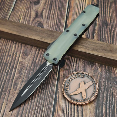 Microtech UTX-85 Jade G-10 D/E 232-1GTJGS S/N 136 - Preowned