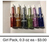 Fazmataz Girls Glitter Set of 6