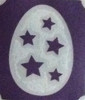 Easter Egg W Stars 3 Layer Stencil