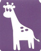 Cartoon Giraffe  - 3 Layer Stencil