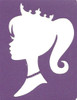Girl Princess - 3 Layer Stencil