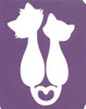 Kitty Love - 3 Layer Stencil