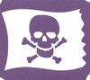 Pirate Flag - 3 Layer Stencil