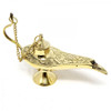 Brass Aladdin Lamp 5" (Genie Lamp)/ Cone Burner