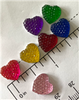 Mixed Bumpy Heart Gems 30ct