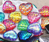 Scaled Heart Gems 30ct - Choose Color