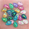 Mixed Pointy Peacock Bling  - 40 per bag 12mm sm