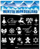 Glitter Tattoo Winter Wonderland Set with Design Sheets